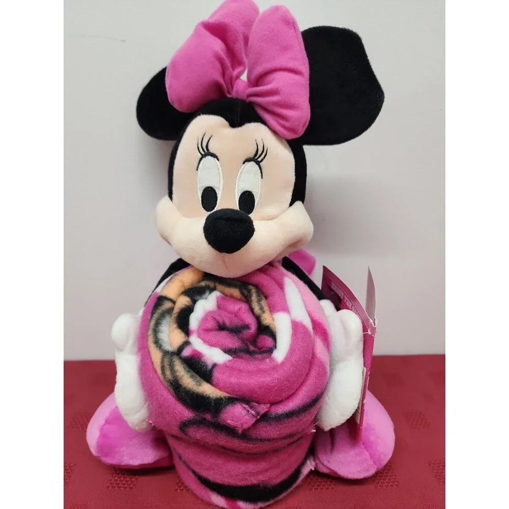 Minnie Mouse Michigan State Throw And Pillow Set New With Tags Disney Spartans